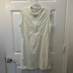 Athleta white tennis pickleball golf dress sz L